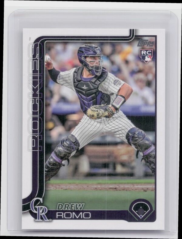 2025 Topps Drew Romo RC #296 Rockies