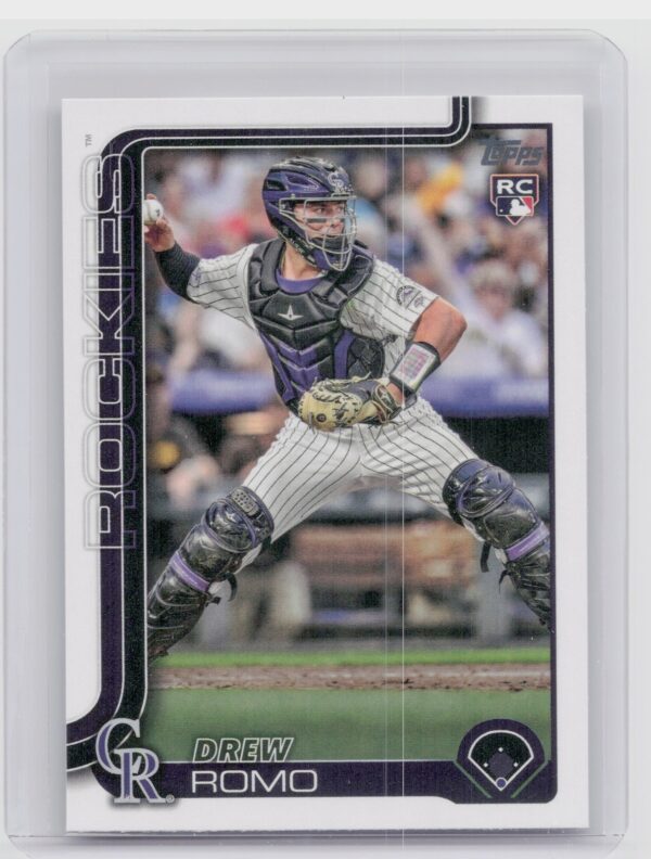 2025 Topps Drew Romo RC #296 Rockies