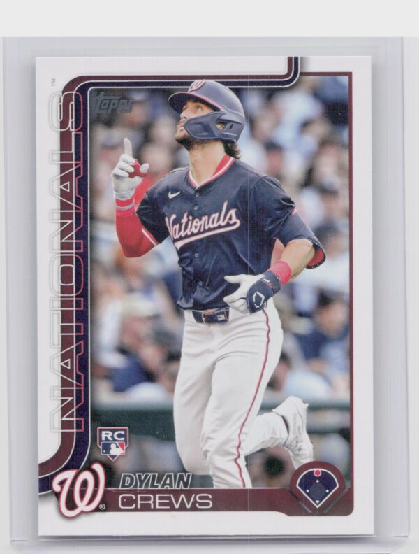 2025 Topps Dylan Crews RC #74 Nationals