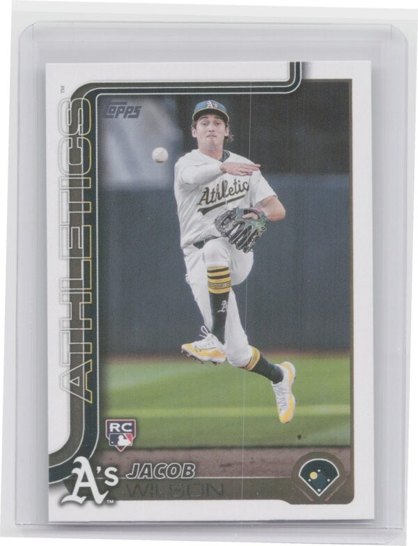 2025 Topps Jacob Wilson RC #314 Athletics