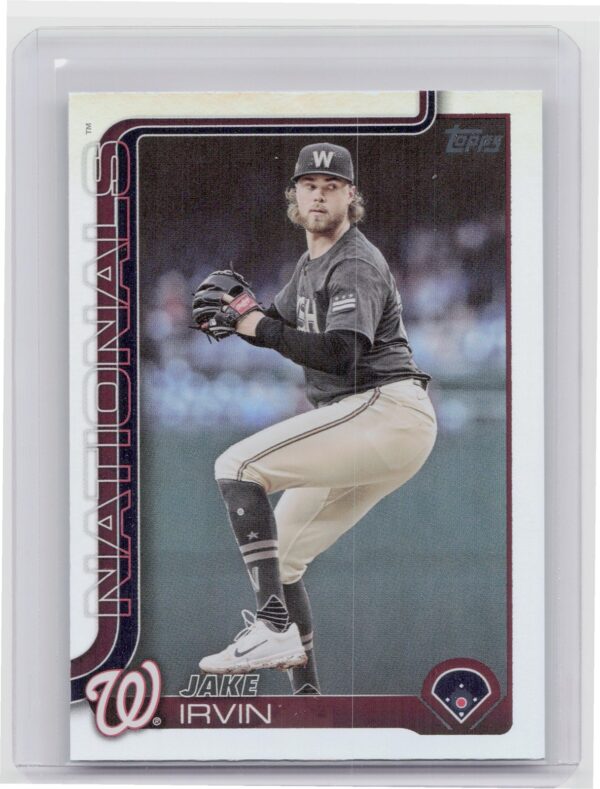 2025 Topps Jake Irvin Rainbow Foil #197 Nationals