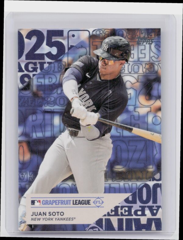 2025 Topps Juan Soto #TG-22 Yankees Training Grounds