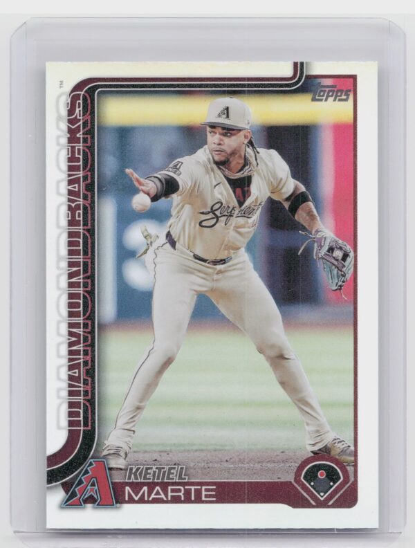 2025 Topps Ketel Marte Rainbow Foil #128 Diamondbacks