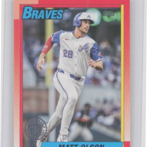 2025 Topps Matt Olson #T90-13 Braves 1990 Topps Baseball 35th Anniversary