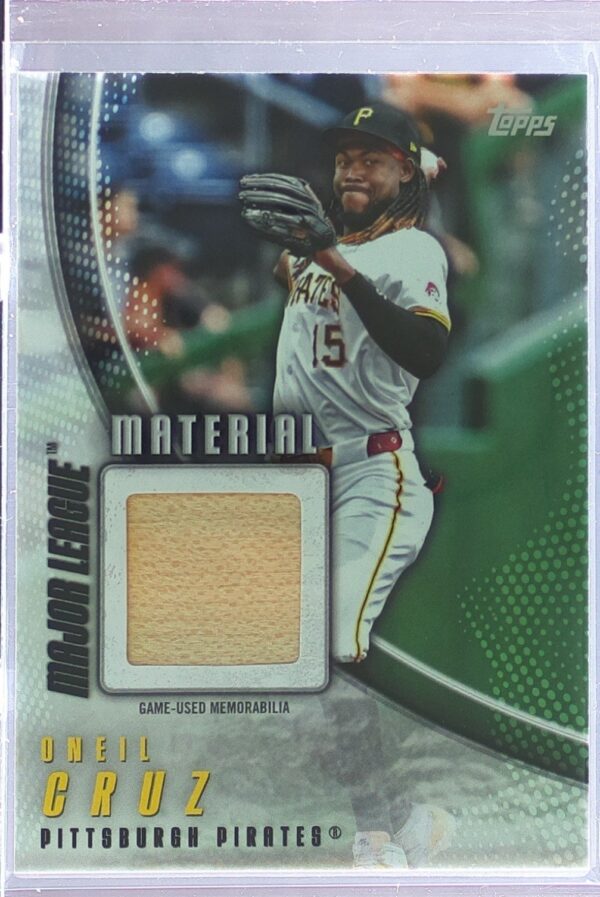 2025 Topps Oneil Cruz JSY #MLM-OC Pirates Major League Material Relics Series 1