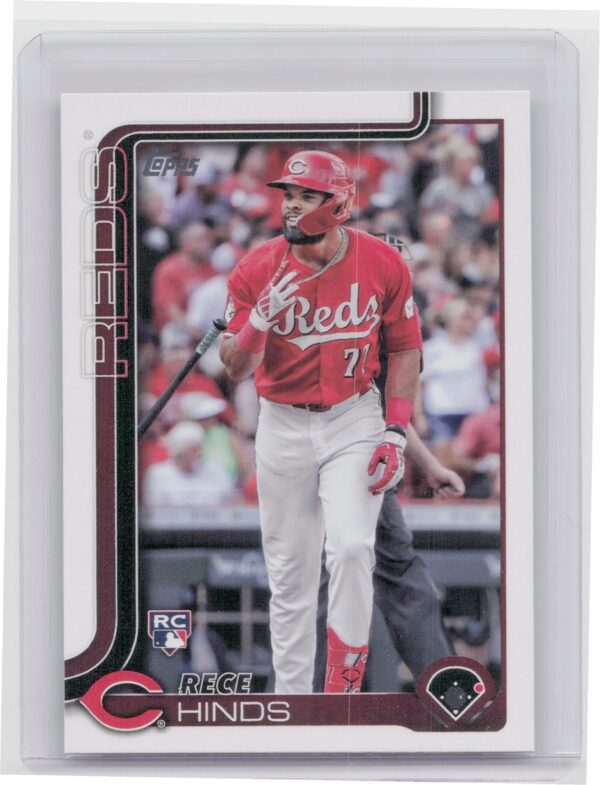 2025 Topps Rece Hinds RC #217 Reds