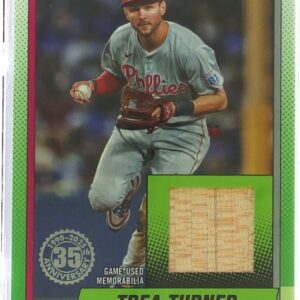 2025 Topps Trea Turner JSY #T90R-TT Phillies 1990 Topps 35th Anniversary