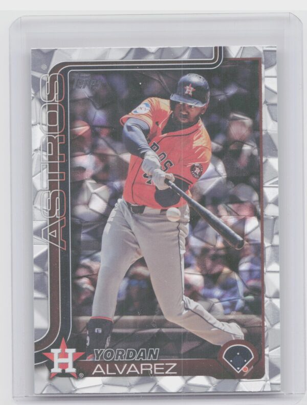 2025 Topps Yordan Alvarez Diamante Foil #244 Astros
