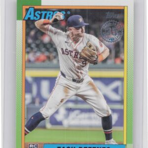 2025 Topps Zach Dezenzo #T90-92 Astros 1990 Topps Baseball 35th Anniversary