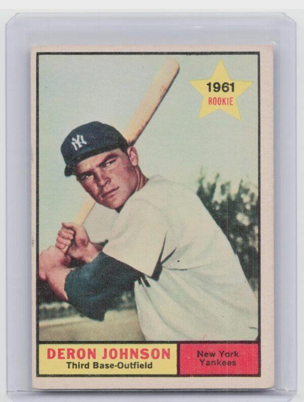 1961 Topps Deron Johnson #68 Yankees