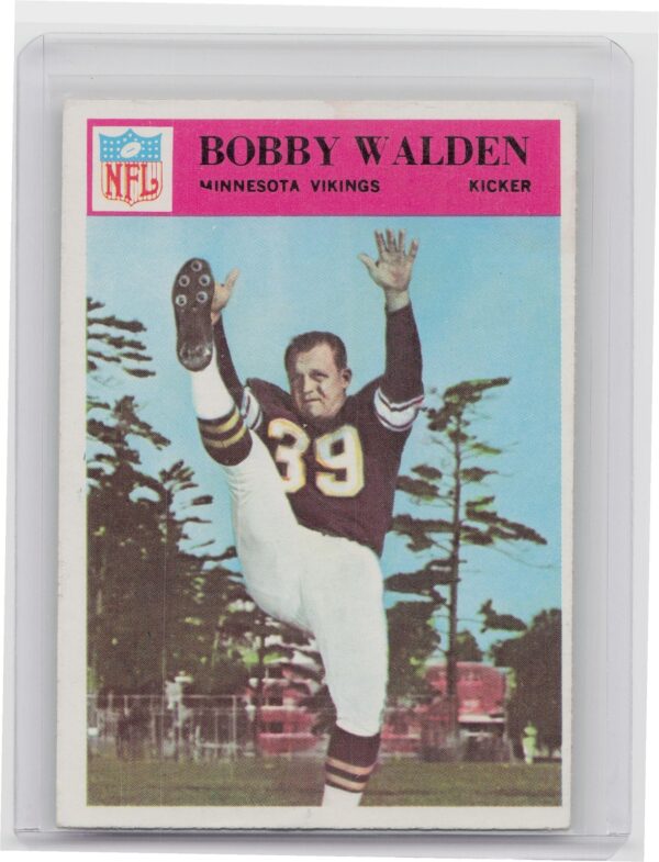 1966 Philadelphia Bobby Walden RC #116 Vikings