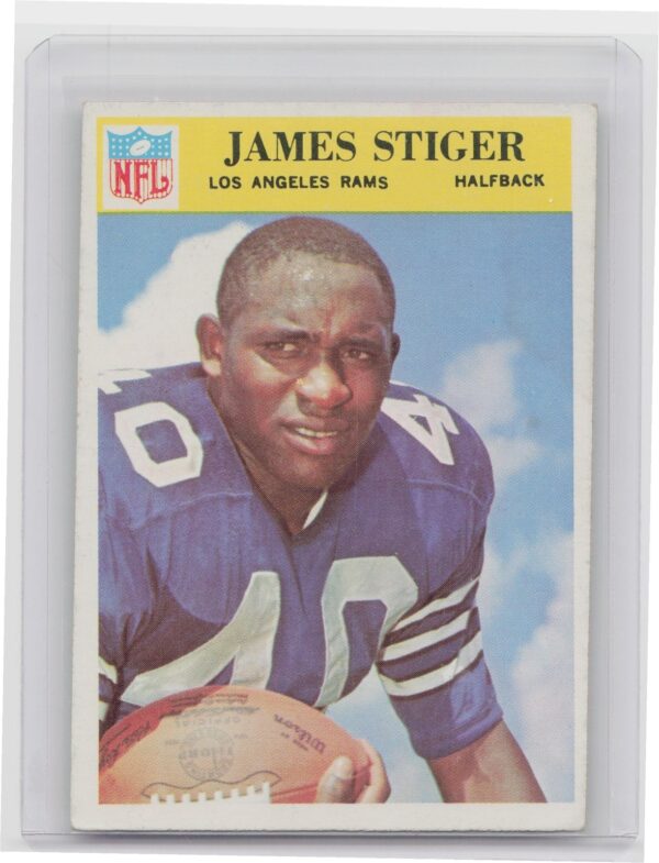 1966 Philadelphia James Stiger RC #103 Rams