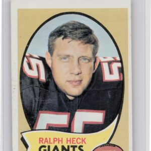 1970 Topps Ralph Heck #127 Giants