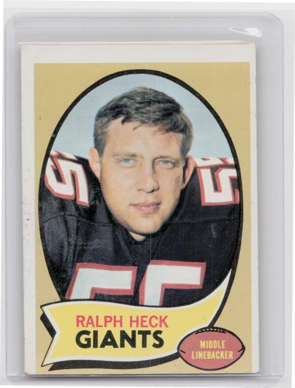 1970 Topps Ralph Heck #127 Giants