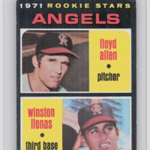 1971 Topps Angels 1971 Rookie Stars (Lloyd Allen / Winston Llenas) RC #152