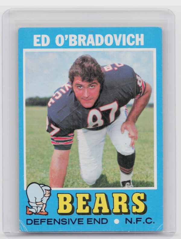 1971 Topps Ed O'Bradovich #78 Bears