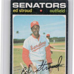 1971 Topps Ed Stroud #217 Senators