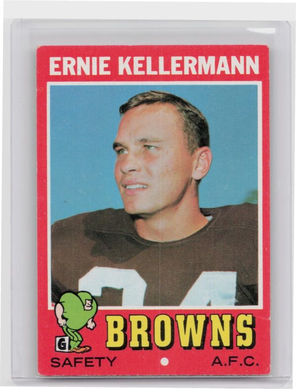 1971 Topps Ernie Kellerman #7 Browns