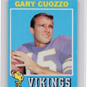1971 Topps Gary Cuozzo #18 Vikings