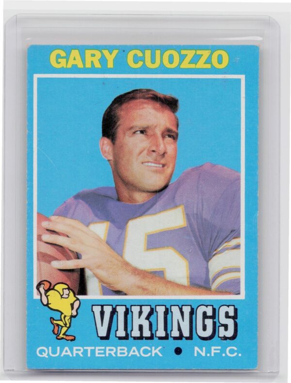 1971 Topps Gary Cuozzo #18 Vikings