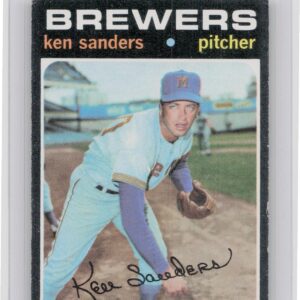 1971 Topps Ken Sanders #116 Brewers