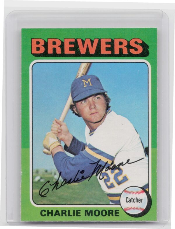 1975 Topps Charlie Moore #636 Brewers