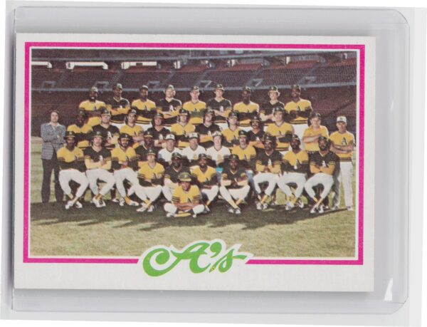 1978 Topps Oakland Athletics TC CL #577 Athletics