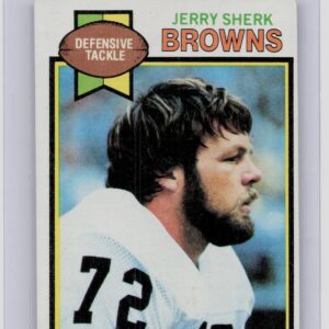 1979 Topps Jerry Sherk Cream Colored Back #185 Browns