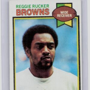 1979 Topps Reggie Rucker Cream Colored Back #268 Browns