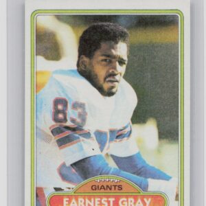 1980 Topps Earnest Gray RC #206 Giants