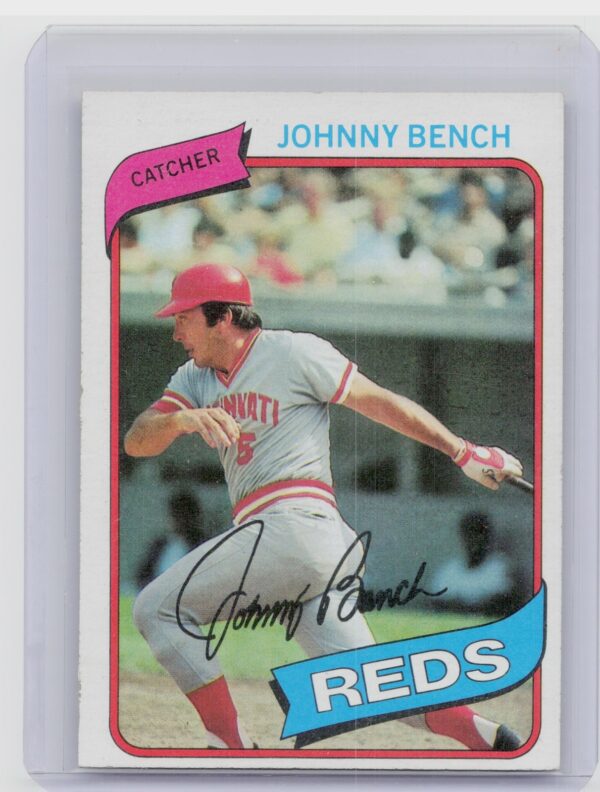 1980 Topps Johnny Bench #100 Reds