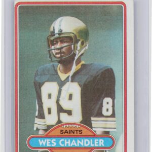 1980 Topps Wes Chandler RC #275 Saints