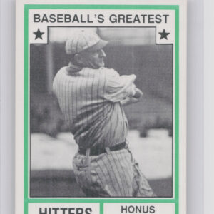 1982 TCMA Baseball's Greatest Hitters (White Back) Honus Wagner #31 Pirates