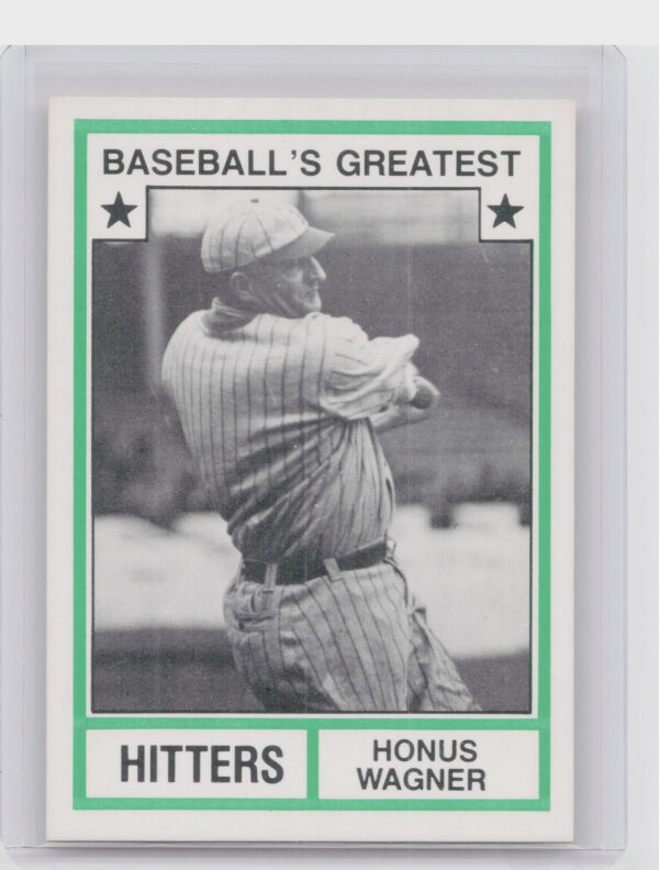 1982 TCMA Baseball's Greatest Hitters (White Back) Honus Wagner #31 Pirates