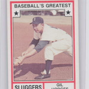 1982 TCMA Baseball's Greatest Sluggers (White Back) Gil Hodges #14 Dodgers
