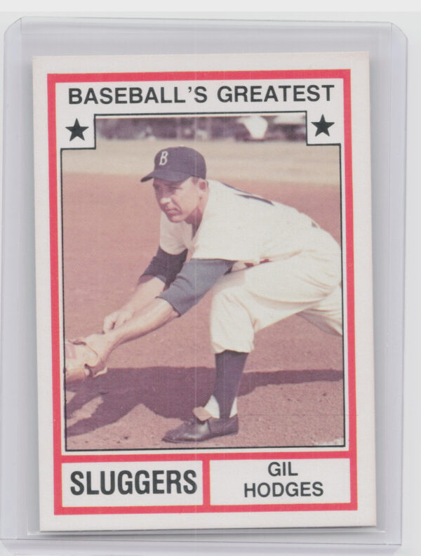1982 TCMA Baseball's Greatest Sluggers (White Back) Gil Hodges #14 Dodgers