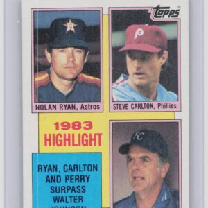 1984 Topps Nolan Ryan / Steve Carlton / Gaylord Perry #4 Royals