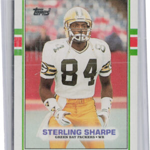 1989 Topps Sterling Sharpe RC VAR #379 Packers