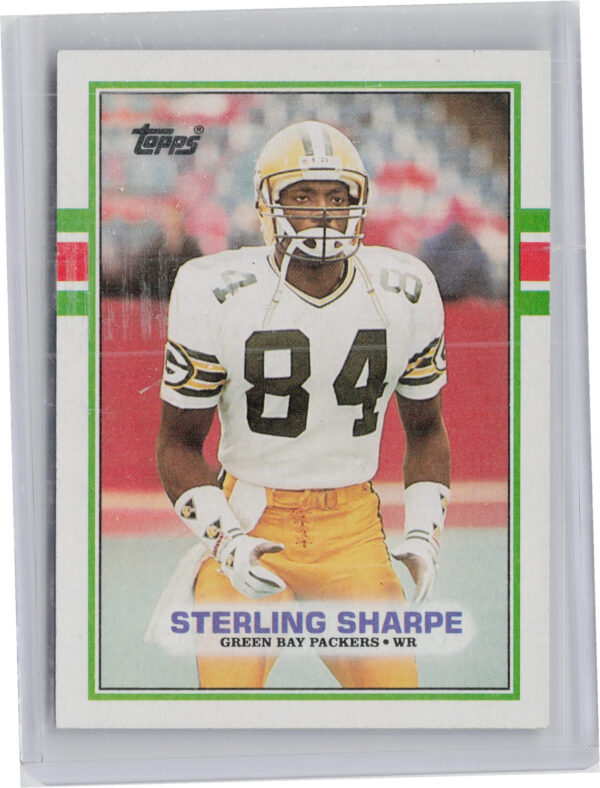 1989 Topps Sterling Sharpe RC VAR #379 Packers