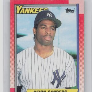 1990 Topps Deion Sanders RC #61 Yankees