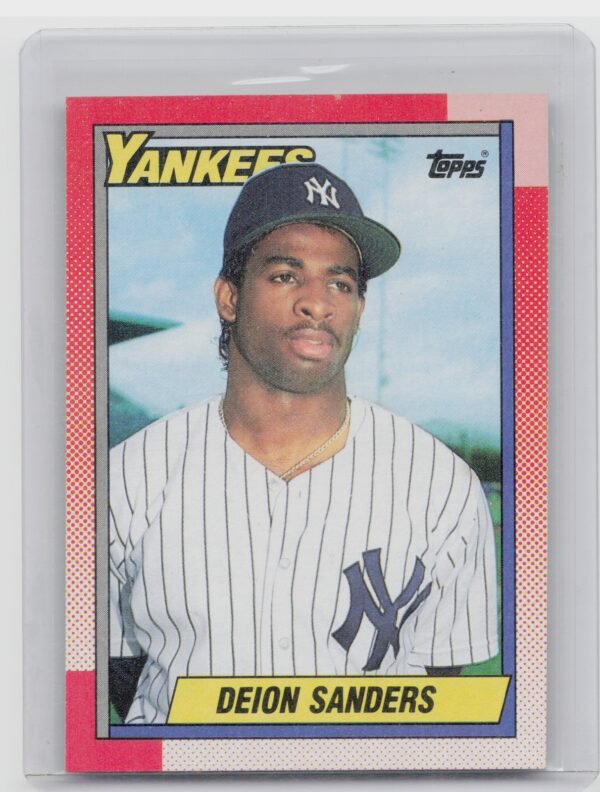 1990 Topps Deion Sanders RC #61 Yankees