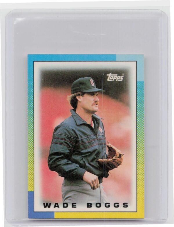 1990 Topps Major League Leaders Minis Wade Boggs #3 Sox