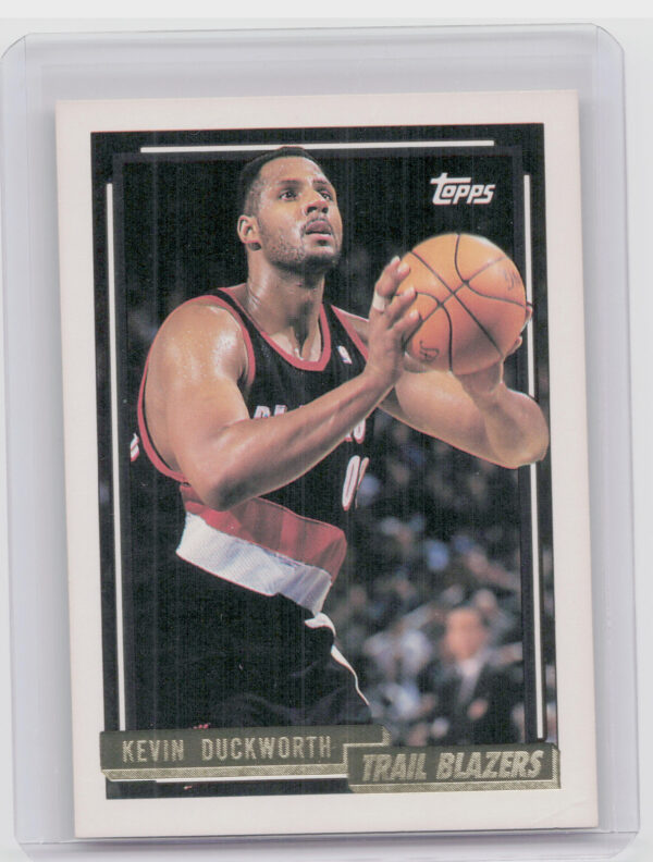 1992-93 Topps Kevin Duckworth Gold #60 Blazers