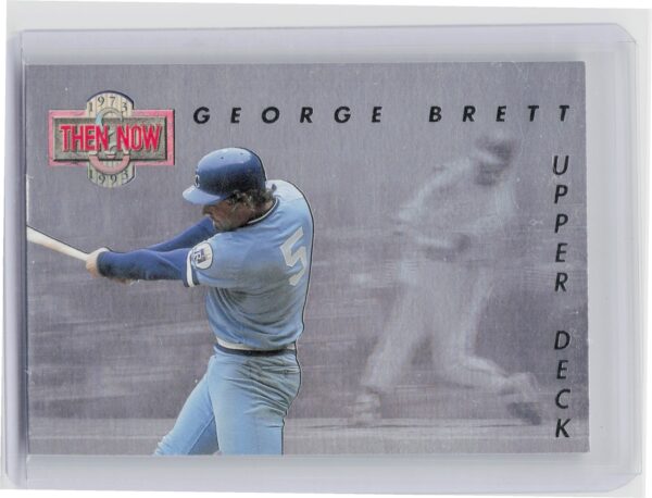 1992 Upper Deck George Brett TN2 Royals Then and Now