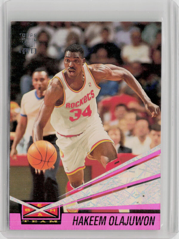 1993-94 Stadium Club Hakeem Olajuwon #12 Rockets Beam Team