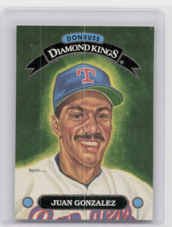 1993 Donruss Juan Gonzalez #DK-7 Rangers Diamond Kings