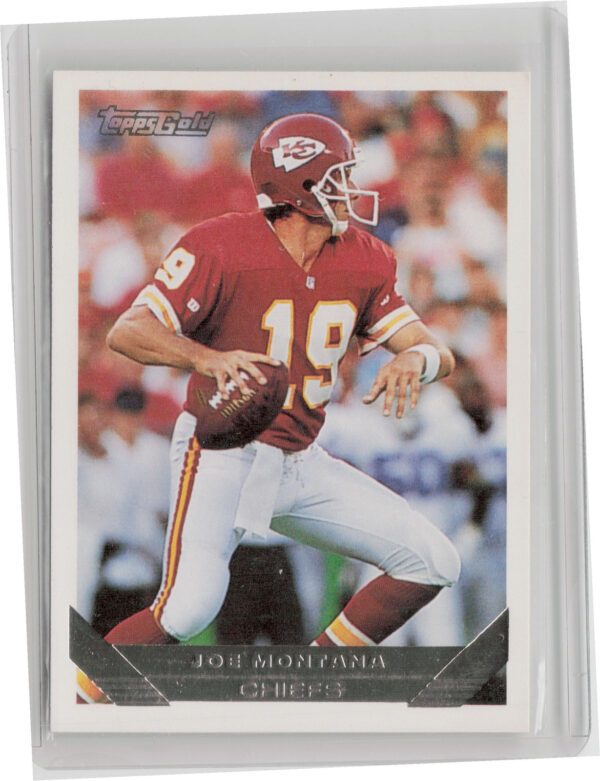 1993 Topps Joe Montana Gold #340 Chiefs