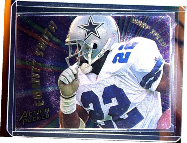 1994 Action Packed Emmitt Smith #WS1 Cowboys Warp Speed