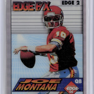 1994 Collector's Edge Joe Montana #2 Chiefs Edge F/X