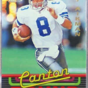 1994 Pinnacle Canton Bound Troy Aikman #1 Cowboys